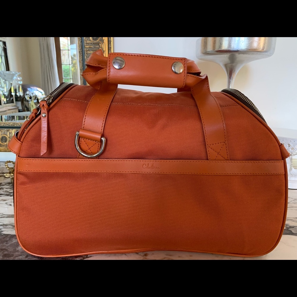 Cole Haan Orange Dog Travel Bag